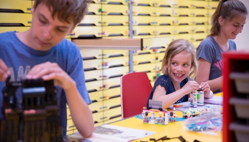 Grote Lego bouw-wedstrijd op Heusdenhout Festival